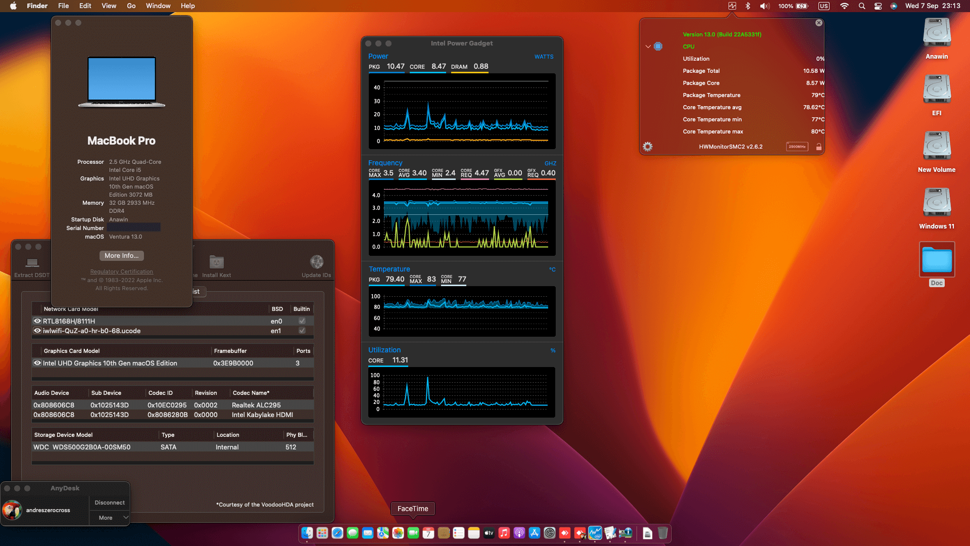 Acer Nitro 5 AN515 55 517N 2nd [CometLake   Intel UHD 630 + I2C]   OpenCore 1